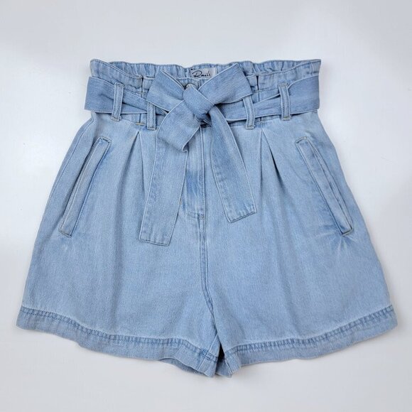 Rails Pants - Rails Belle Denim Paperbag Tie Waist Shorts XS